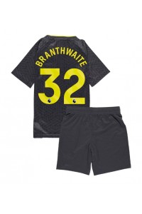 Everton Jarrad Branthwaite #32 Jalkapallovaatteet Lasten Vieraspeliasu 2024-25 Lyhythihainen (+ Lyhyet housut)